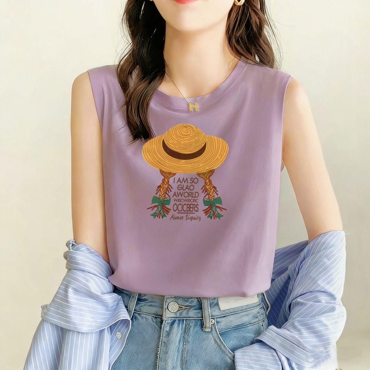 纯棉女士吊带背心夏季外穿打底