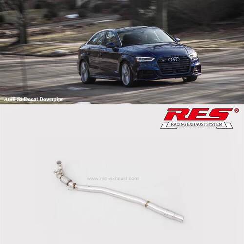 RES排气管 高流量三元头段 直通头段 适用奥迪S3 2.0T 适用