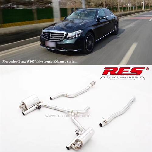 RES排气管 中尾段  适用奔驰C180/C200/C260/C300 W205 适用