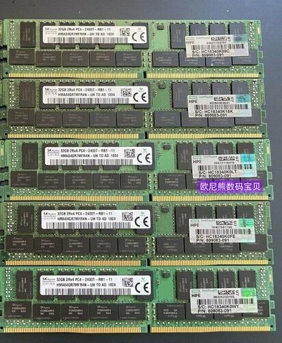 原装拆机805351-b21 809083-091 服务器内存32G 2RX4 PC4-2400T-R