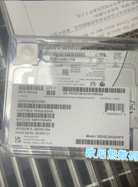 全新Intel/英特尔 S4610 1.92T SATA3 企业级SSD SSDSC2KG019T801