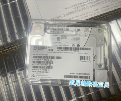 全新Intel/英特尔 S4610 1.92T SATA3 企业级SSD SSDSC2KG019T801