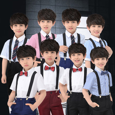 儿童礼服六一大合唱演出表演服套装小学生幼儿园男孩童班服夏款季