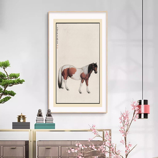 非遗苏绣DIY套件初学 古画马 玄关客厅卧室餐厅 手工刺绣装饰画