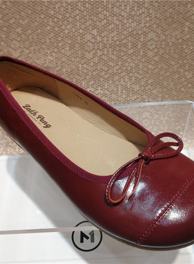 国货潮牌ZACH PENG剧院真皮平底舞蹈鞋时尚百搭奶奶豆豆鞋婚照鞋