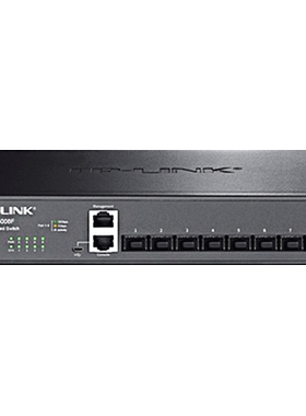 普联TP-LINK TL-ST5008F 8口SFP+光口全万兆 三层网管交换机   核心10G 8个光口万兆交换机  全万兆端口