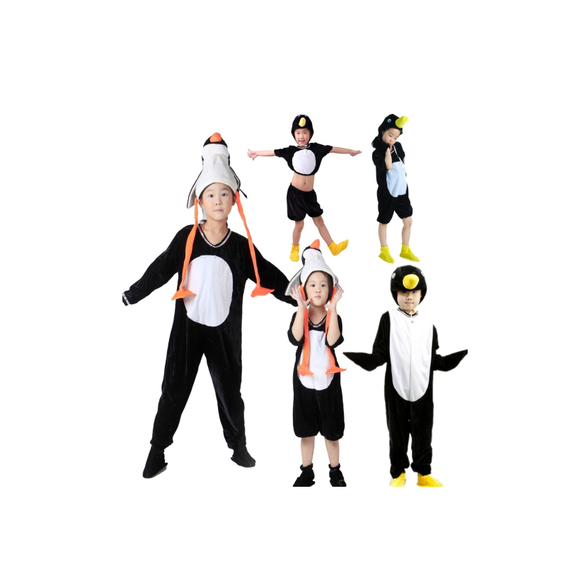 六一小企鹅卡通儿童动物演出服