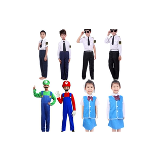 儿童公交司机火车司机演出衣服售票员城市公交幼儿园角色扮演服装