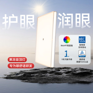 新特丽果冻灯 全光谱护眼客厅吸顶灯高亮眼舒适全屋灯具套餐简约