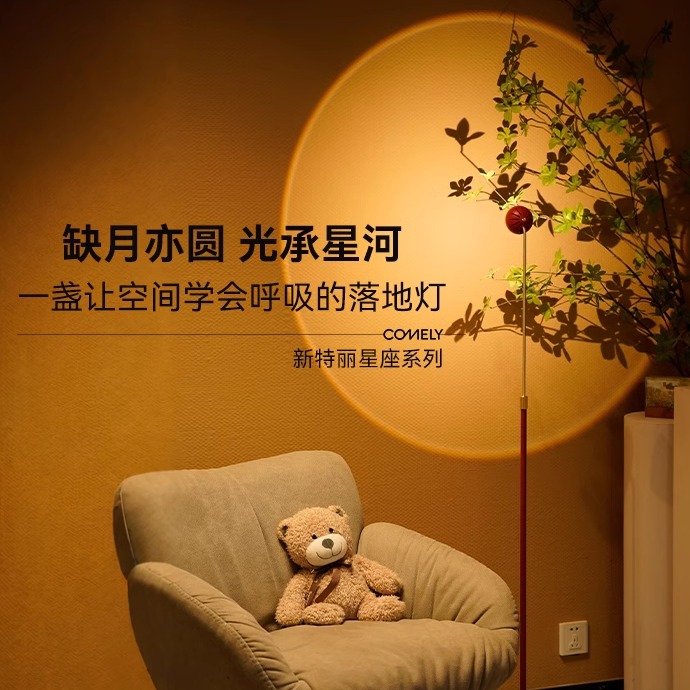 新特丽星座落地灯氛围沙发边