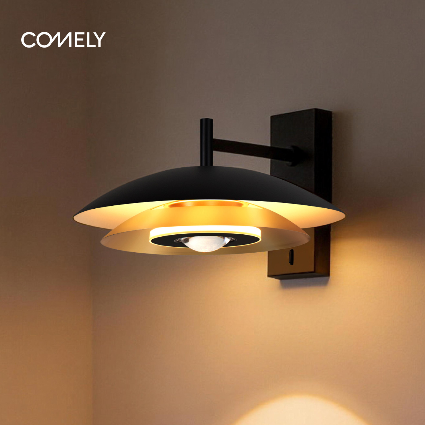 飞碟床头吊灯中古复古卧室壁灯玄关小吊灯高级感氛围轻奢吧台创意,家装灯饰光源,床头/玄关/吧台/过道吊灯,淘宝优惠券,粉丝福利购,淘宝优惠卷