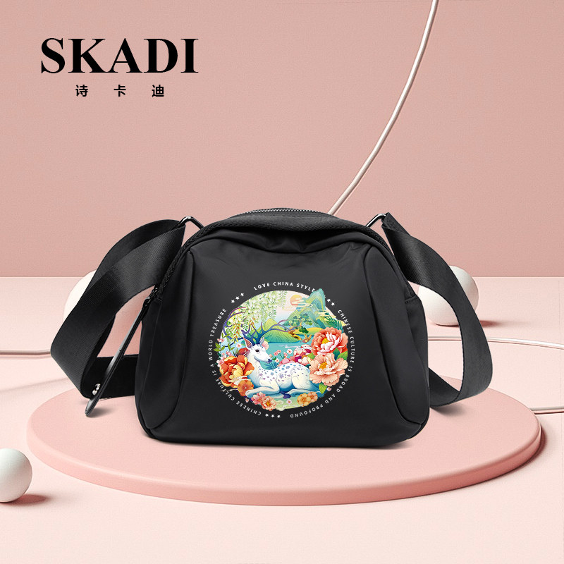 小黑包单肩包女包包2022新款轻便时尚贝壳包休闲百搭通勤斜挎包女