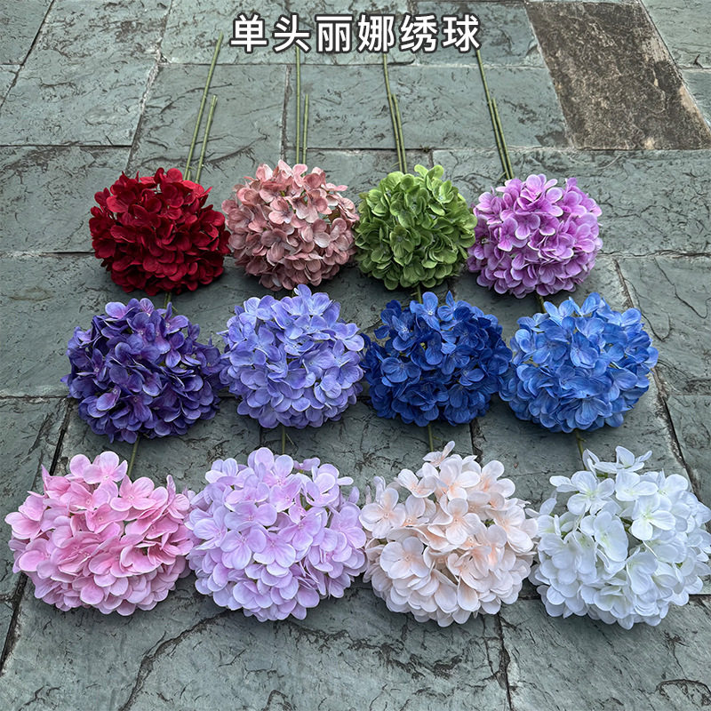 婚庆仿真花3D绣球 单头丽娜绣球紫色婚礼堂路引花排插花装饰假花,节庆用品/礼品,婚庆绢花,淘宝优惠券,粉丝福利购,淘宝优惠卷