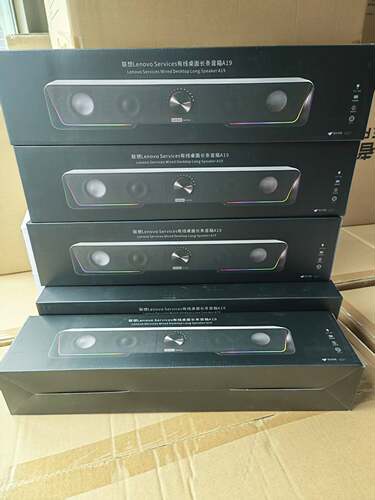 适用联想A19有线USB音响蓝牙版本长条双喇叭笔记本电脑桌面音箱