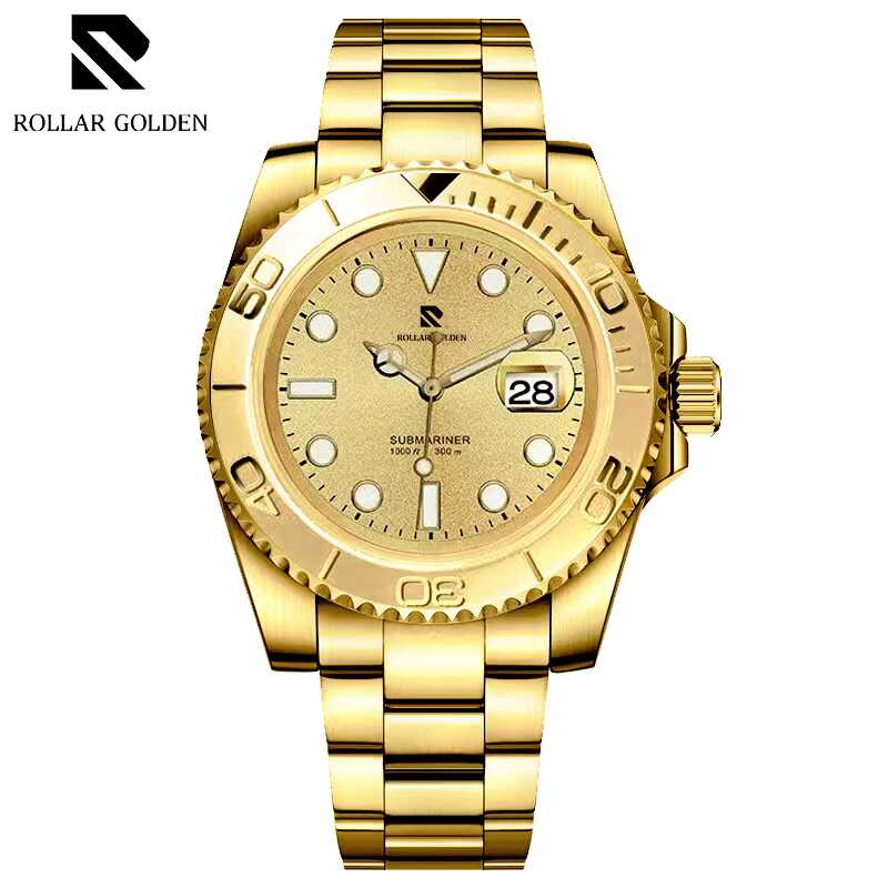 ROLLAR GOLDEN罗拉戈顿金游艇高端多功能奢华男士高端机械腕表