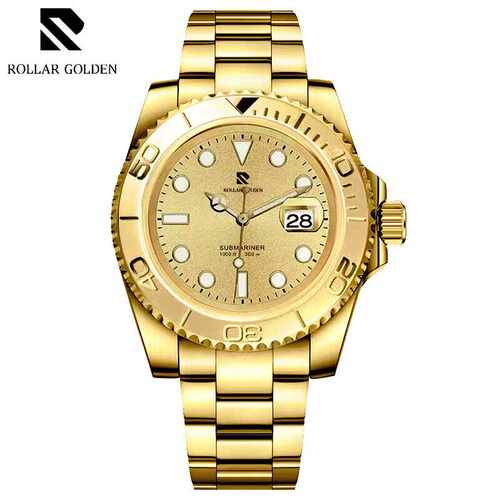 ROLLAR GOLDEN罗拉戈顿金游艇高端多功能奢华男士高端机械腕表