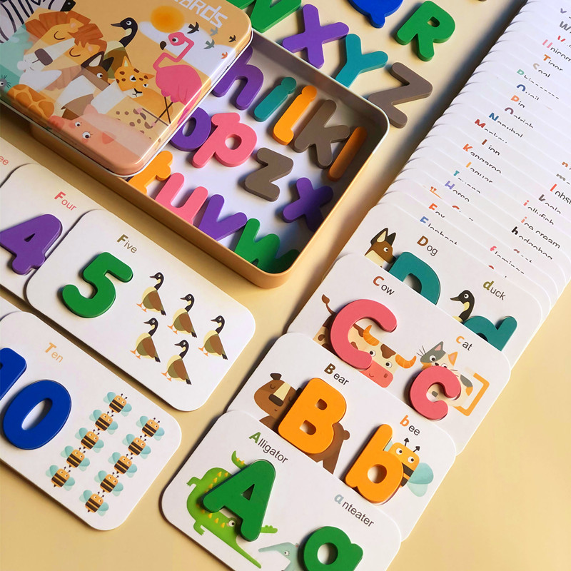 字母木制玩具大小写撕不烂