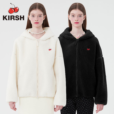 学院风短款羊羔绒外套