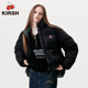 英同款 韩国代购 kirsh樱桃羽绒服女立领加厚保暖双面穿外套张元 潮