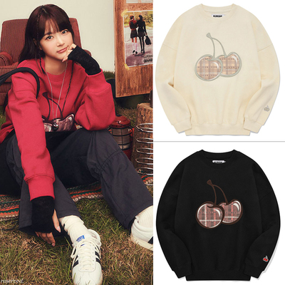 加绒宽松纯棉学院风卫衣女