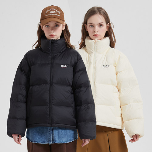 5252byoioi情侣款立领羽绒服