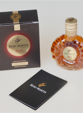 酒版收藏法国 Remy Martin人头马XO特优香槟50ml干邑白兰地小洋酒