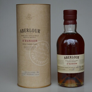 老洋酒收藏 2016年亚伯乐阿布纳原桶57批次单一麦芽威士忌700ml
