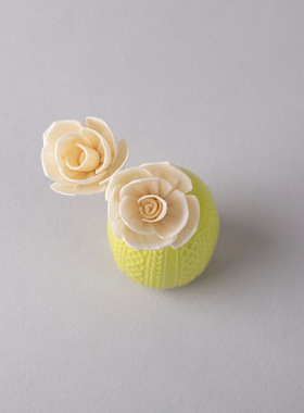 4cm茉莉花无火香薰花朵优质天然扩香20cm装饰家居摆件香插干花