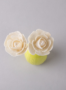 5cm月季花无火香薰花朵优质天然扩香20cm装饰家居摆件香插干花