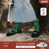 Cardin 皮尔卡丹女鞋 牛皮一字形玛丽珍凉鞋 Pierre 舒适真皮单鞋 女