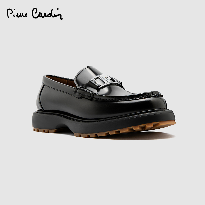 乐福鞋开边珠牛皮开边珠牛皮