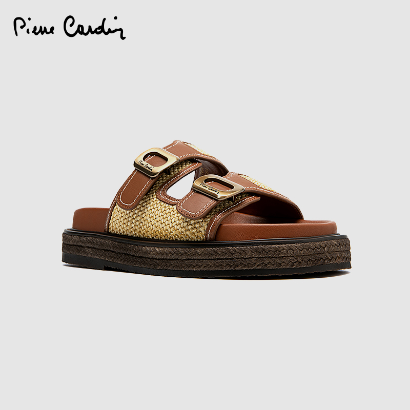 皮尔卡丹勃肯女鞋拉菲草