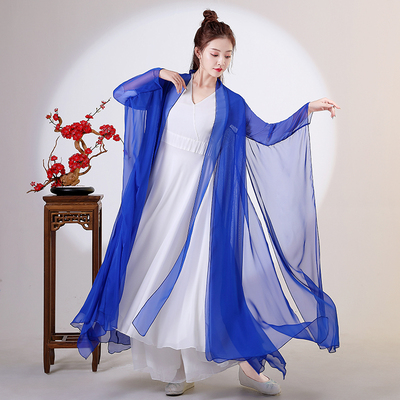 中国风禅服女装改良外披复古文艺