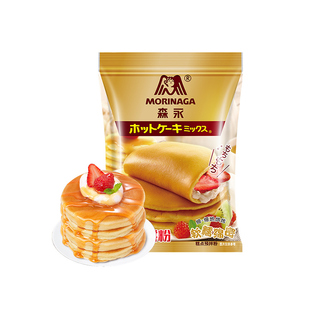 森永松饼粉烘焙原料华夫饼舒芙蕾早餐糯糯风味预拌粉300g