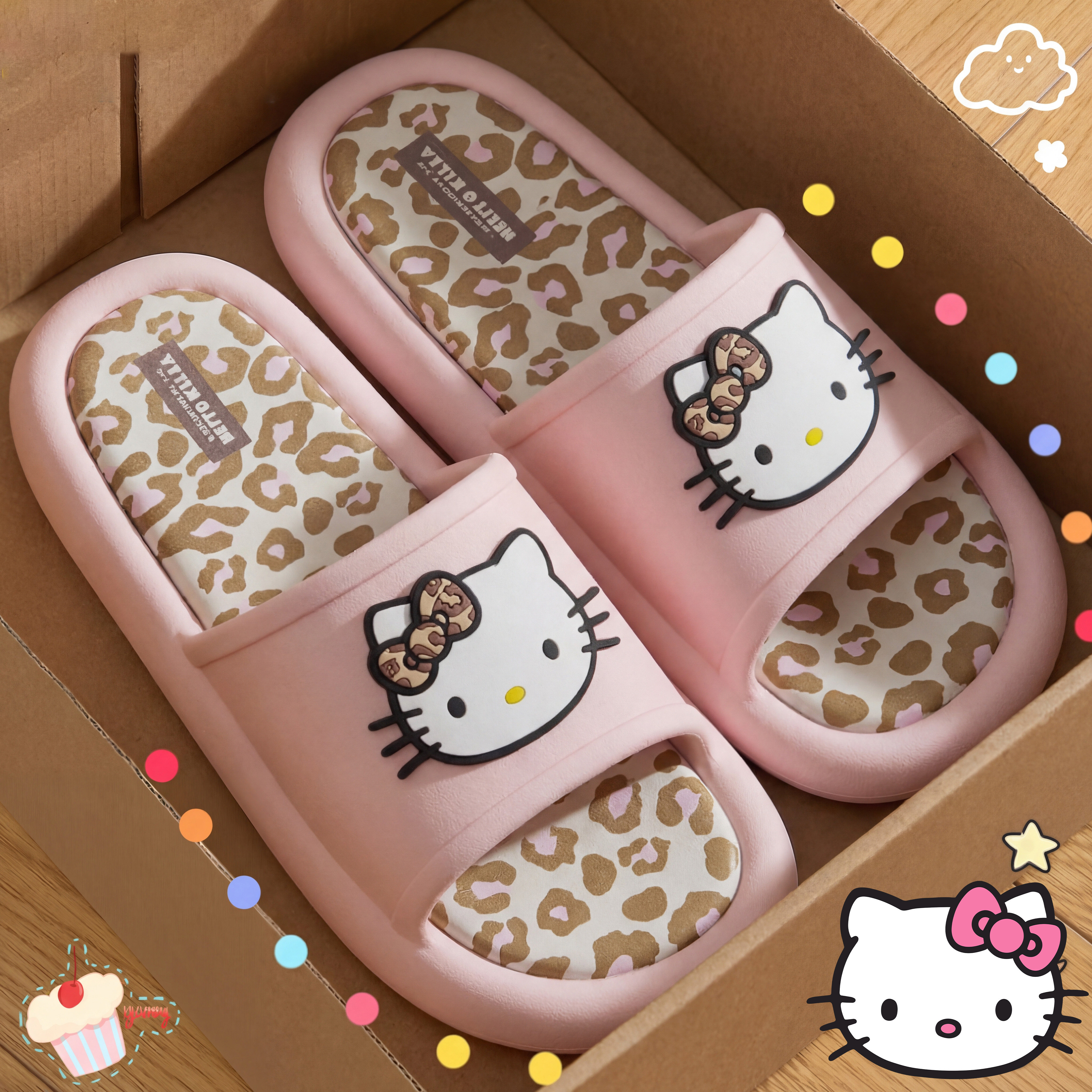 利达妮hellokitty拖鞋女款夏2026新款室内家居防滑防臭凉拖鞋外穿
