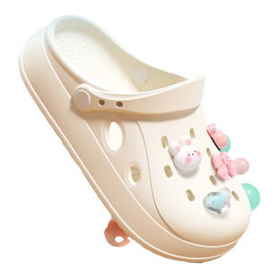 利达妮儿童洞洞鞋女童夏2026新款外穿拖鞋女孩防滑大童沙滩鞋女款