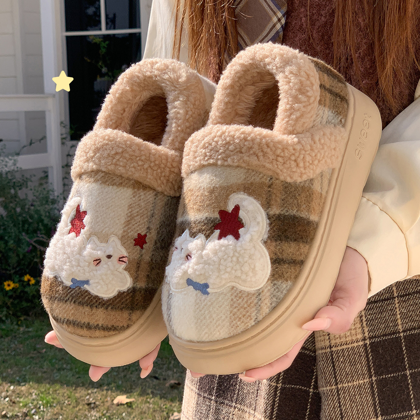 棉拖鞋女款冬季2025新款