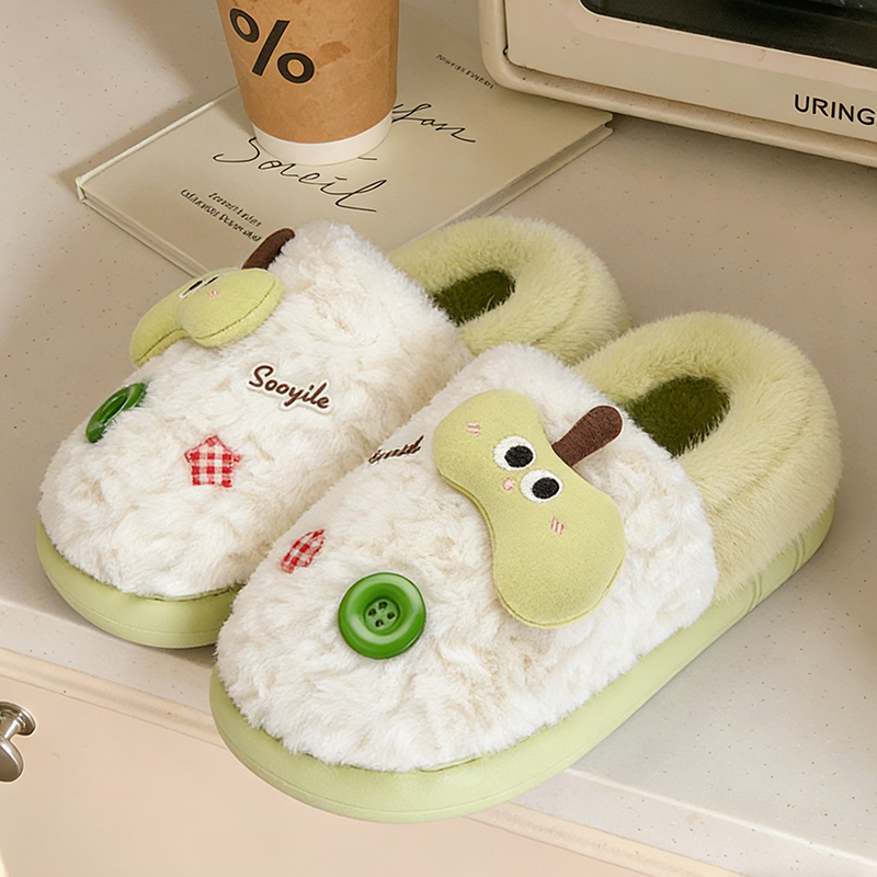 包跟棉拖鞋女款2025新款冬室内居家加绒保暖防滑月子鞋毛拖鞋女士