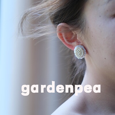 gardenpea原创手作重工云絮椭圆形耳饰女复古简约高级感耳钉耳夹