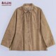 新款 文艺流沙色纯棉百搭衬衫 休闲女士薄款 布朴壹旧2026春季 开衫