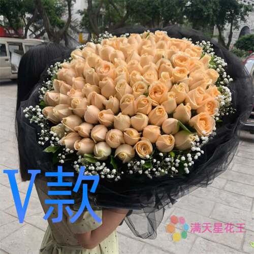 生日表白粉玫瑰江西上饶花店送花波阳县万年县婺源县同城鲜花快递