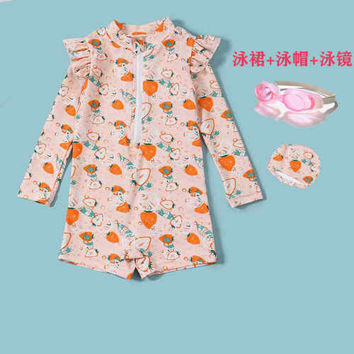女孩连体游泳衣可爱可爱泳装