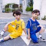 Спортивный костюм, детский комплект для мальчиков для школьников, подходит для подростков, короткий рукав