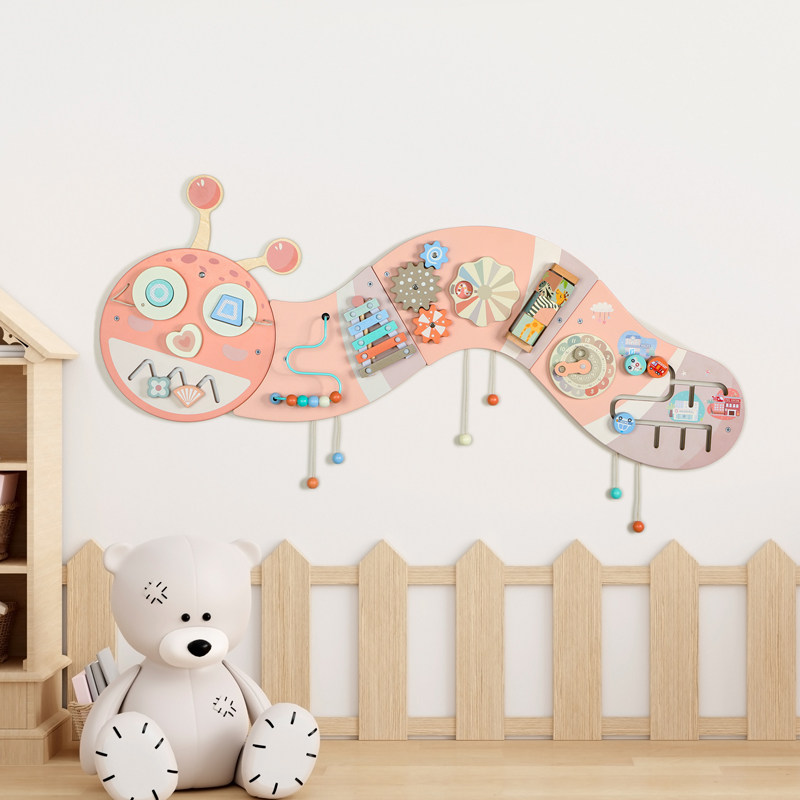 幼儿园墙面游戏走廊装饰益智墙上玩具儿童早教墙壁操作忙碌板教具