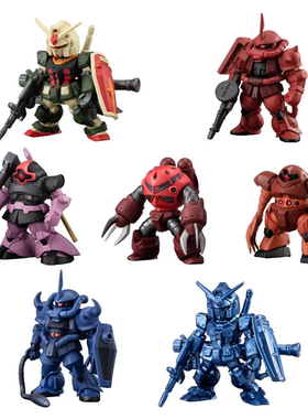 万代食玩盒蛋高达 FW MOVIE VISUAL 电影剧场版配色元祖扎古大魔