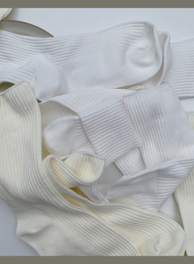 let me see白色袜子秋冬棉袜可爱女袜短筒袜防臭浅口薄款早秋