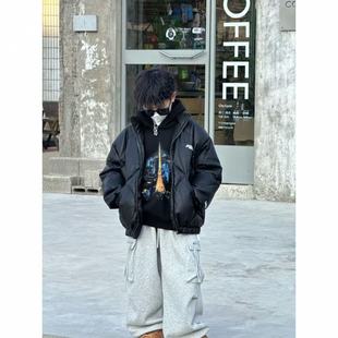 THE LUHAN【巴黎夜游】冬季90绒pu皮亲子装羽绒服中大男童25784