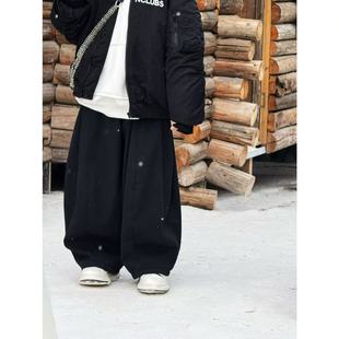 LUHAN 中大童西裤 慢宇宙 百搭加绒慵懒亲子装 25740 秋季 THE