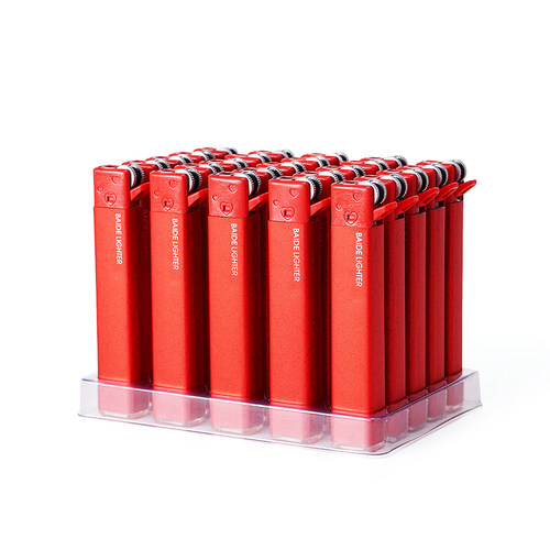 百得F07细款砂轮 打火机 红红火火新年中国红 加厚防爆