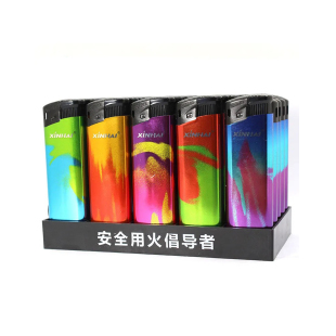 新海电子打火机恒流阀安全防爆创意创意一次性广告打火机高端好用